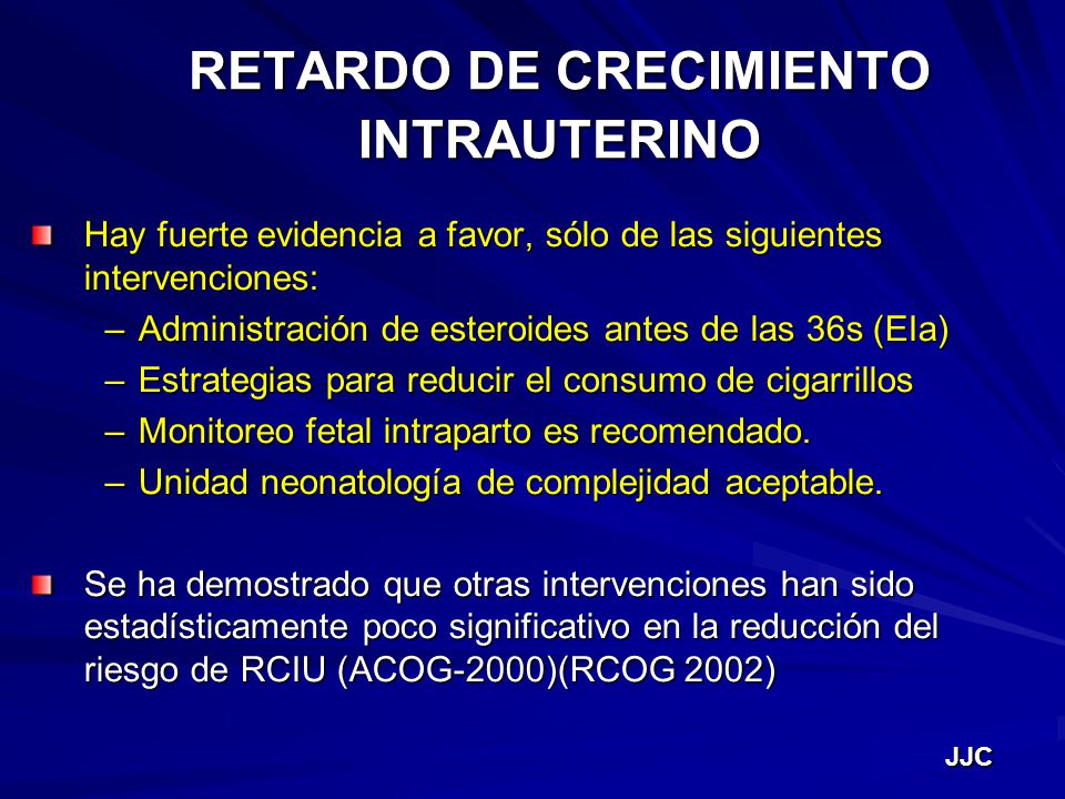 retardo de crecimiento intrauterino signos y sintomas de diabetes